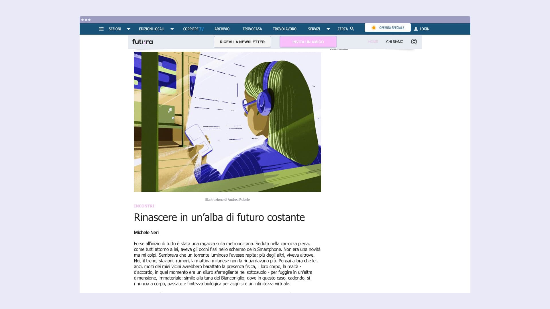 futura-corriere © Andrea Rubele 2023