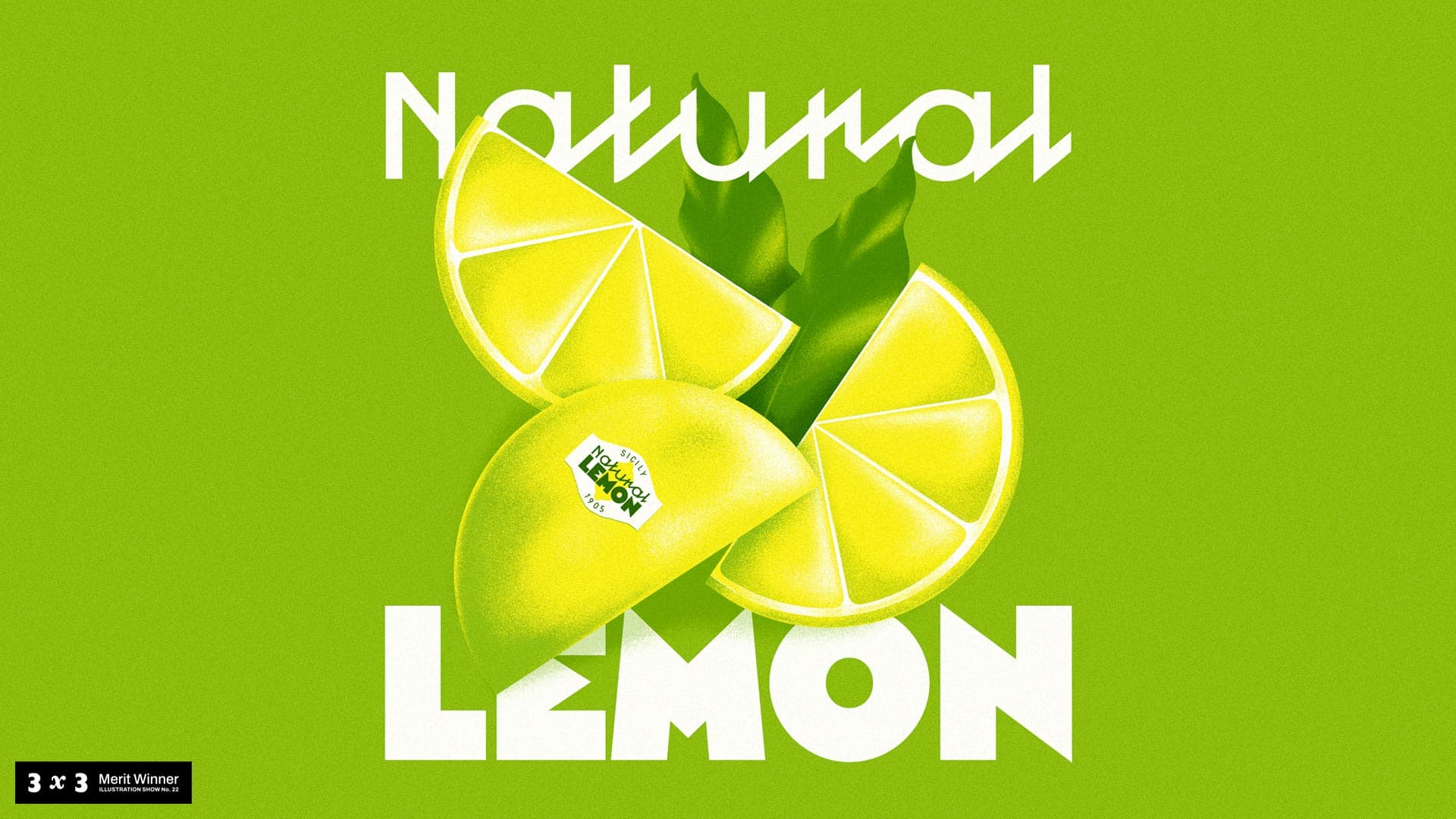 Lemon Illustration – Part of Typo Frutta, My Latest Personal Series