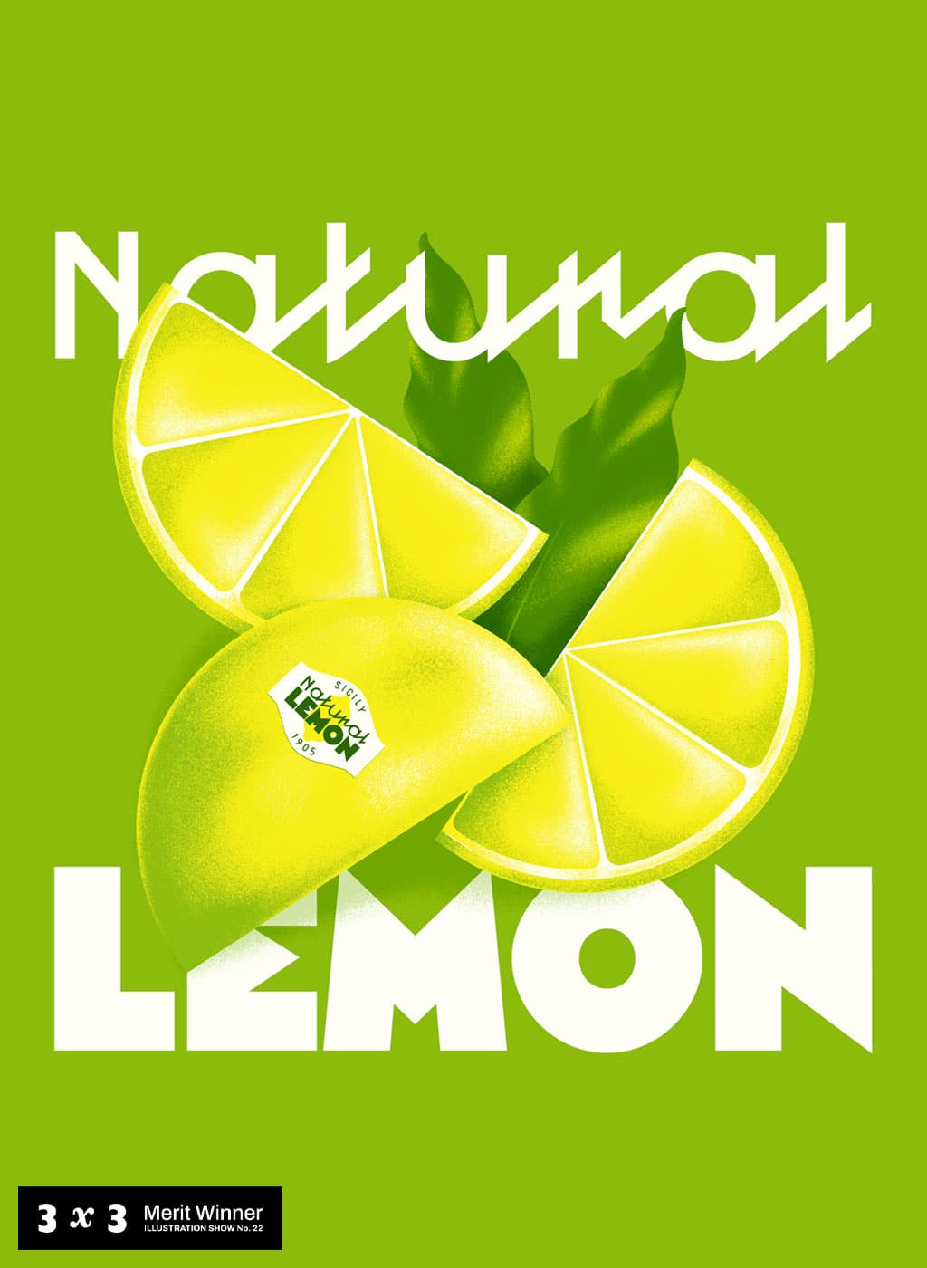 Lemon Illustration – Part of Typo Frutta, My Latest Personal Series