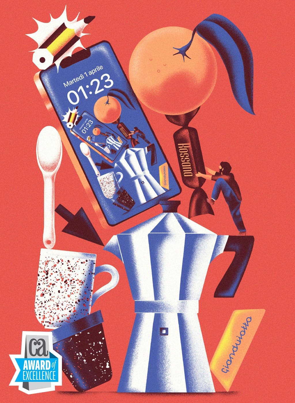 AndreaRubele_calendar-illustration for Artflow Project is a CommunicationArts-winner