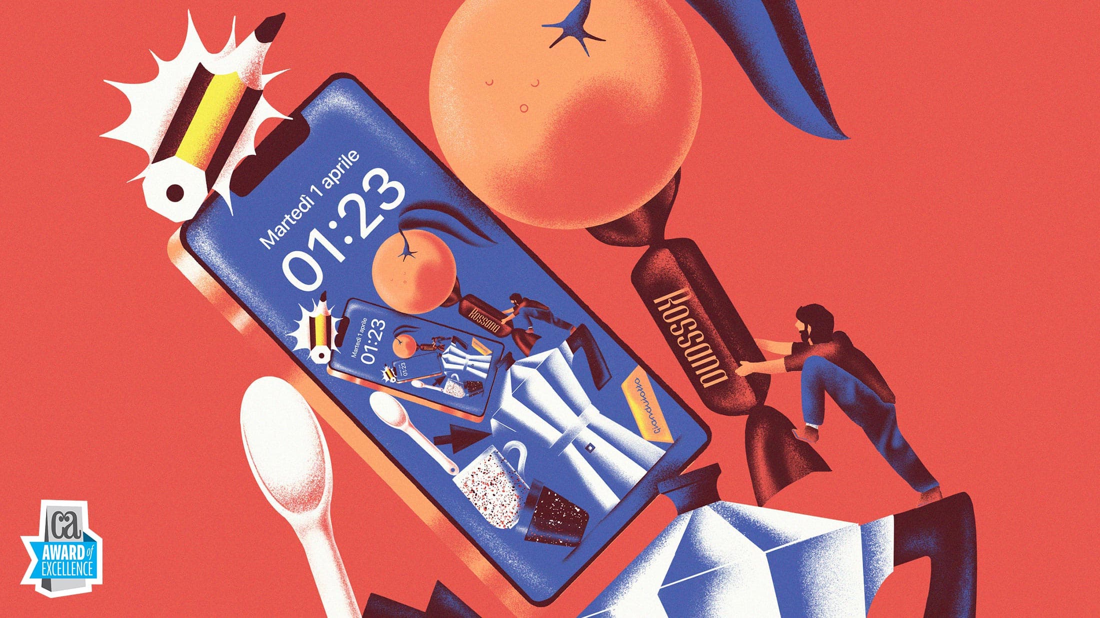 AndreaRubele_calendar-illustration for Artflow Project is a CommunicationArts-winner