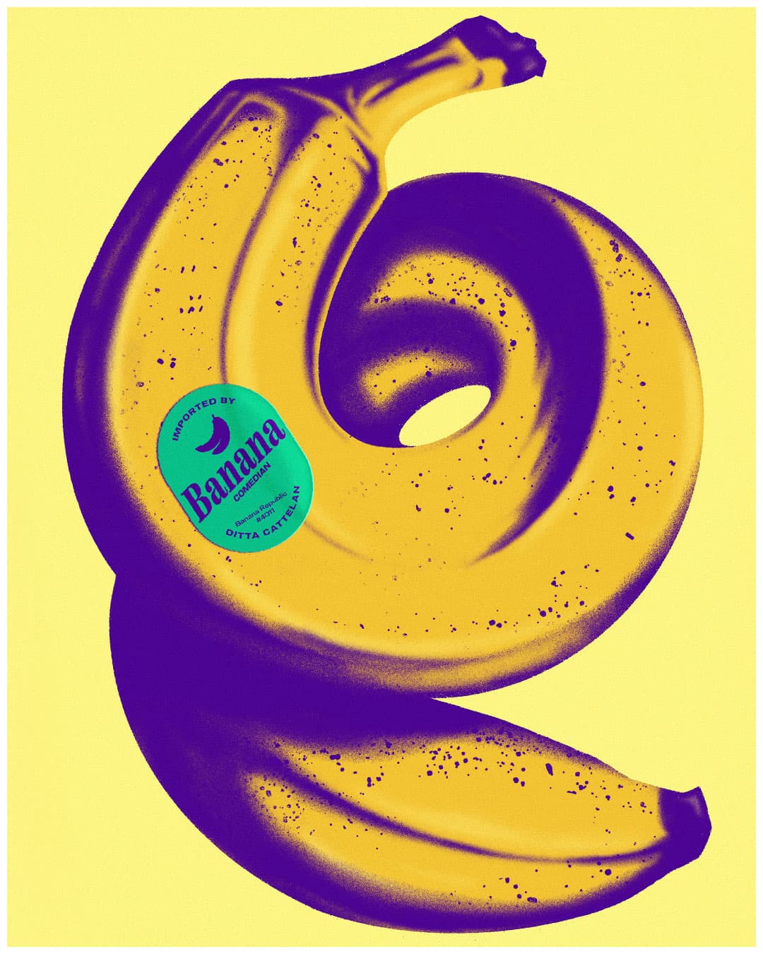 banana-comedian-illustration di AndreaRubele